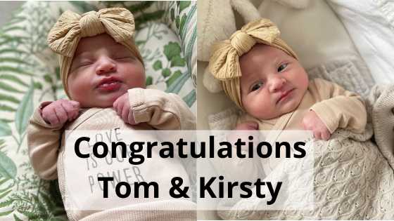 Congratulations Tom & Kirsty Warbrick